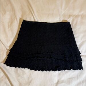 Urban Outfitters Black Ruffled Skirt size Small
